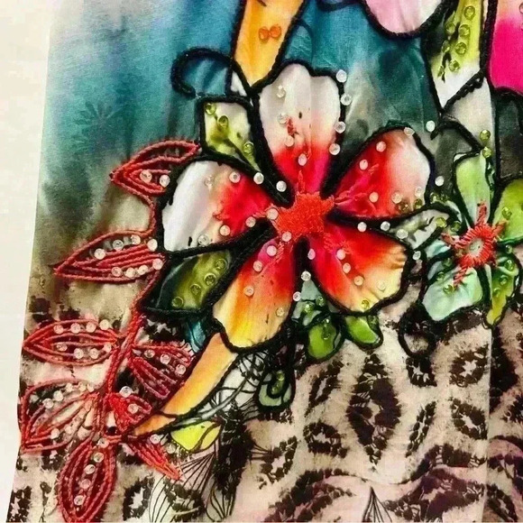 Spy Zone Floral Sleeveless Midi Dress - Picture 11 of 14